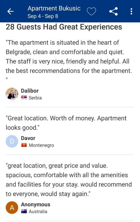 Apartman Tara Apartman Belgrád Kültér fotó